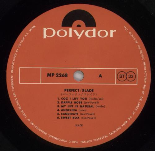 Slade Perfect + Poster & Obi vinyl LP album (LP record) Japanese SDELPPE875584