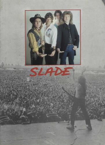 Slade Slade + Ticket Stub tour programme UK SDETRSL756720