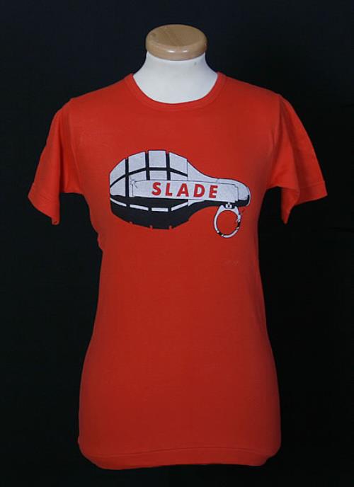 Slade Slade - Red - Size M t-shirt UK SDETSSL467144