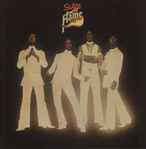 Slade Slade In Flame + Insert vinyl LP album (LP record) UK SDELPSL750460