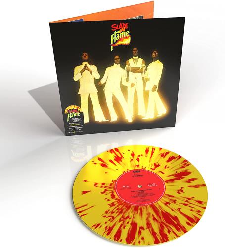 Slade Slade In Flame - Yellow & Red Flame Splatter Vinyl - Sealed vinyl LP album (LP record) UK SDELPSL779506