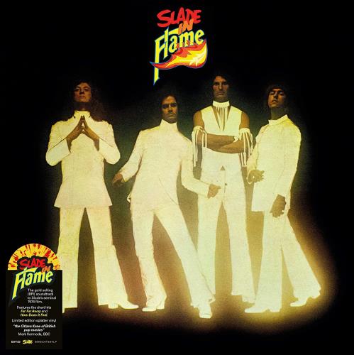 Slade Slade In Flame - Yellow & Red Flame Splatter Vinyl - Sealed vinyl LP album (LP record) UK SDELPSL779506