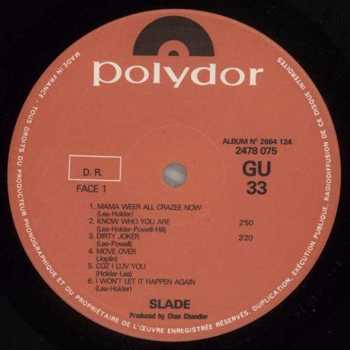 Slade Slade 2-LP vinyl record set (Double LP Album) French SDE2LSL880400