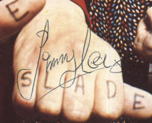 Slade Slayed? - Fully Autographed vinyl LP album (LP record) German SDELPSL720537