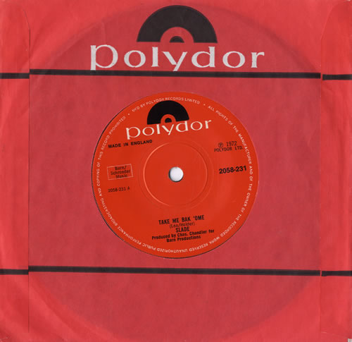Slade Take Me Bak 'Ome - Solid 7" vinyl single (7 inch record / 45) UK SDE07TA565419