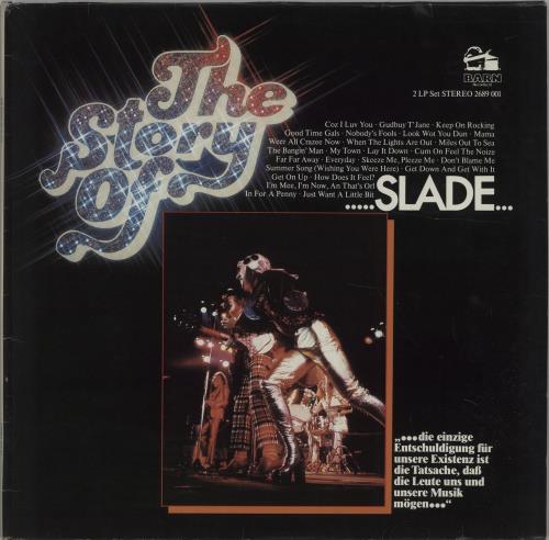 Slade The Story Of Slade 2-LP vinyl record set (Double LP Album) German SDE2LTH676336