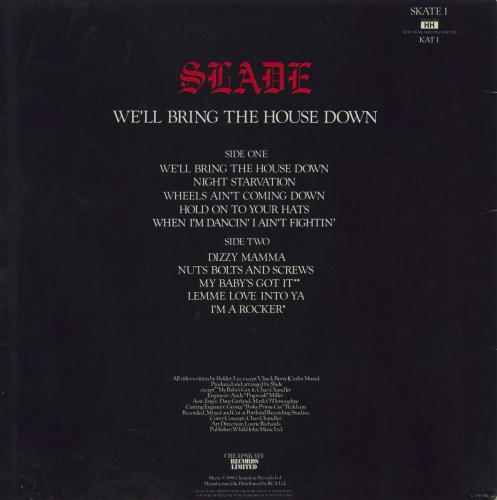 Slade We'll Bring The House Down - EX vinyl LP album (LP record) UK SDELPWE748064