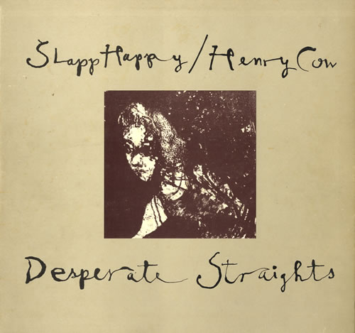 Slapp Happy Desperate Straights - White Label vinyl LP album (LP record) UK SH3LPDE563301