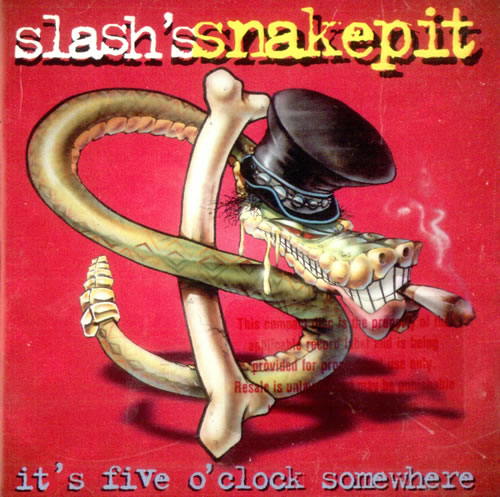 Slash's Snakepit It's Five O'Clock Somewhere CD album (CDLP) US SLHCDIT498450