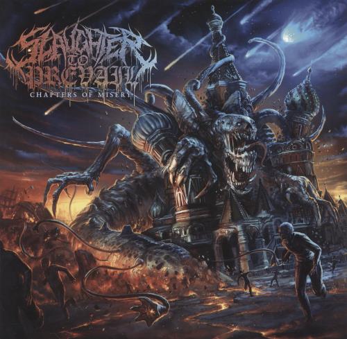 Slaughter To Prevail Chapters Of Misery - Orange/Purple with Black Splatter 10" vinyl single (10 inch record) US 6MO10CH850735