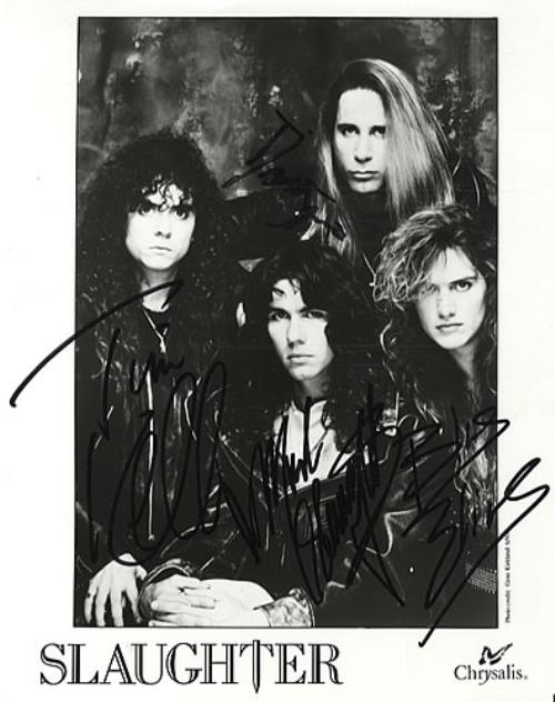 Slaughter Signed Photograph photograph US SLTPHSI339984
