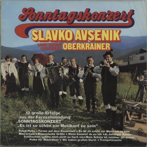 Slavko Avsenik Sonntagskonzert vinyl LP album (LP record) German X46LPSO664348