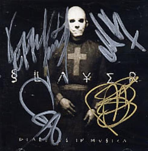 Slayer Diabolus In Musica - AUTOGRAPHED CD album (CDLP) US SLACDDI267791