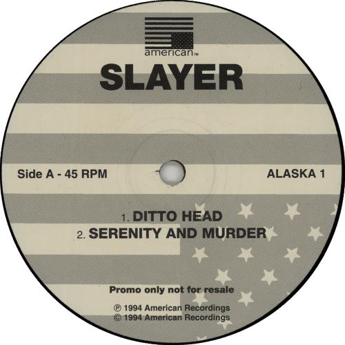 Slayer Ditto Head + 2 12" vinyl single (12 inch record / Maxi-single) UK SLA12DI48015