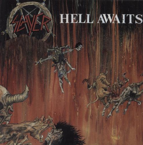 Slayer Hell Awaits - EX vinyl LP album (LP record) Dutch SLALPHE391536