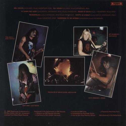 Slayer Hell Awaits - EX vinyl LP album (LP record) Dutch SLALPHE391536