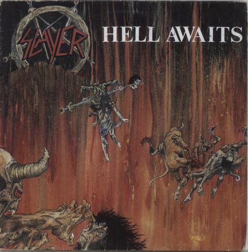 Slayer Hell Awaits - VG vinyl LP album (LP record) Dutch SLALPHE761368