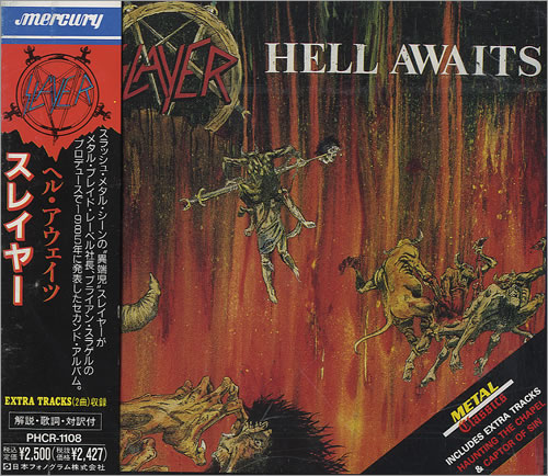 Slayer Hell Awaits CD album (CDLP) Japanese SLACDHE439120