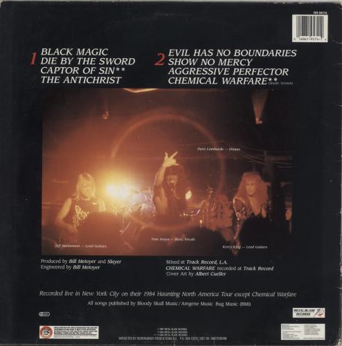 Slayer Live Undead vinyl LP album (LP record) Dutch SLALPLI887078