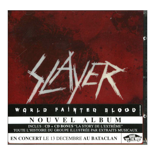 Slayer World Painted Blood 2 CD album set (Double CD) French SLA2CWO491534