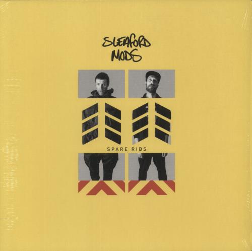 Sleaford Mods Spare Ribs - Autographed Print vinyl LP album (LP record) UK Y2OLPSP876552