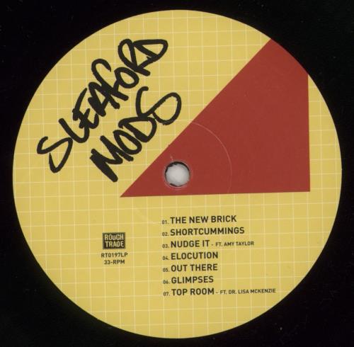 Sleaford Mods Spare Ribs - Autographed Print vinyl LP album (LP record) UK Y2OLPSP876552