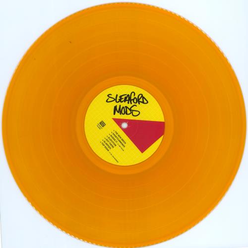 Sleaford Mods Spare Ribs - Orange Vinyl + Autographed vinyl LP album (LP record) UK Y2OLPSP771107