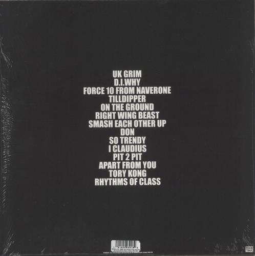 Sleaford Mods UK Grim - White Vinyl - Autographed Print vinyl LP album (LP record) UK Y2OLPUK876591