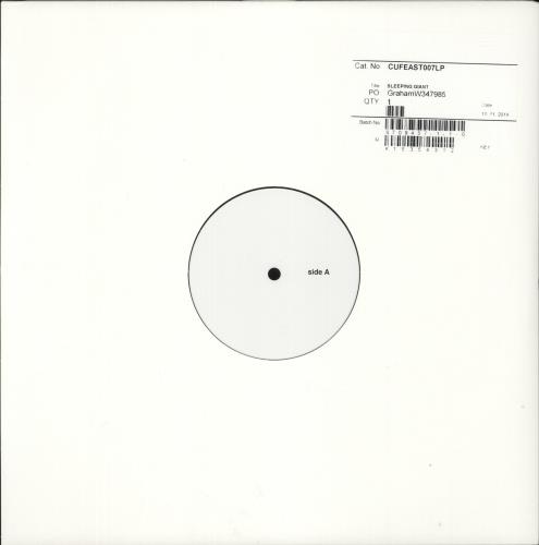 Sleeping Giant Sleeping Giant - Test Pressing vinyl LP album (LP record) Australian -O0LPSL884304