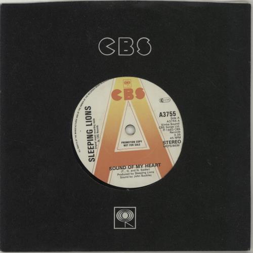 Sleeping Lions Sound Of My Heart 7" vinyl single (7 inch record / 45) UK W0407SO687991