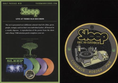 Sleep Live At Third Man Records - Sealed Vinyl Box Set US XLEVXLI741904