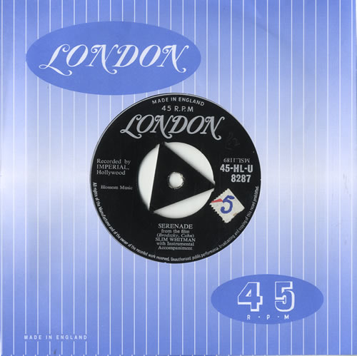 Slim Whitman Serenade 7" vinyl single (7 inch record / 45) UK S/W07SE546501