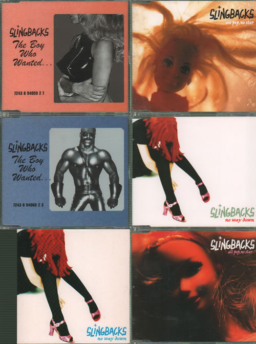 Slingbacks Quantity of 6 CD Singles CD single (CD5 / 5") UK SL8C5QU634334