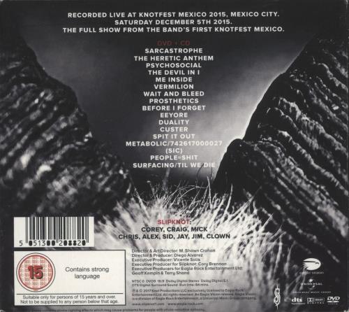 Slipknot Day Of The Gusano 2 CD album set (Double CD) UK PKT2CDA888843