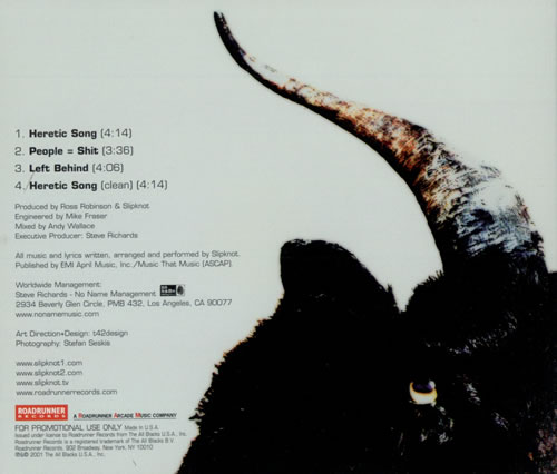 Slipknot Metal Radio Sampler CD single (CD5 / 5") US PKTC5ME197920
