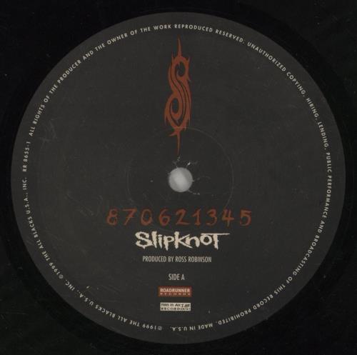 Slipknot Slipknot - Black Vinyl vinyl LP album (LP record) US PKTLPSL868672