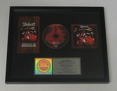 Slipknot Slipknot/Welcome To Out Neighborhood award disc US PKTAWSL368198