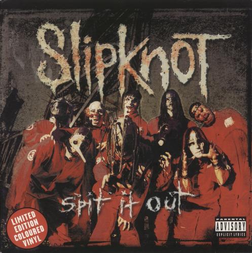 Slipknot Spit It Out - Red Vinyl 7" vinyl single (7 inch record / 45) UK PKT07SP164721