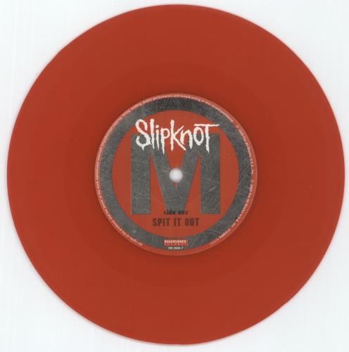 Slipknot Spit It Out - Red Vinyl 7" vinyl single (7 inch record / 45) UK PKT07SP164721