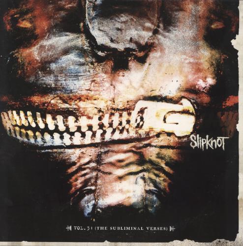 Slipknot Vol. 3: The Subliminal Verses - RSD - Clear Vinyl 2-LP vinyl record set (Double LP Album) UK PKT2LVO816384