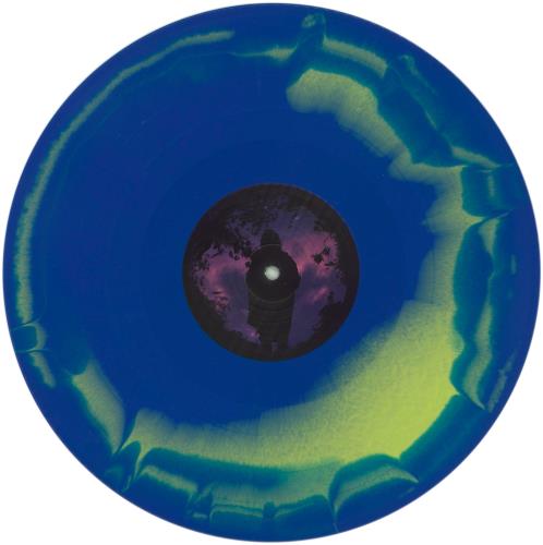 Slow Crush Aurora - Yellow and Blue Mix Vinyl vinyl LP album (LP record) UK 5L7LPAU864200