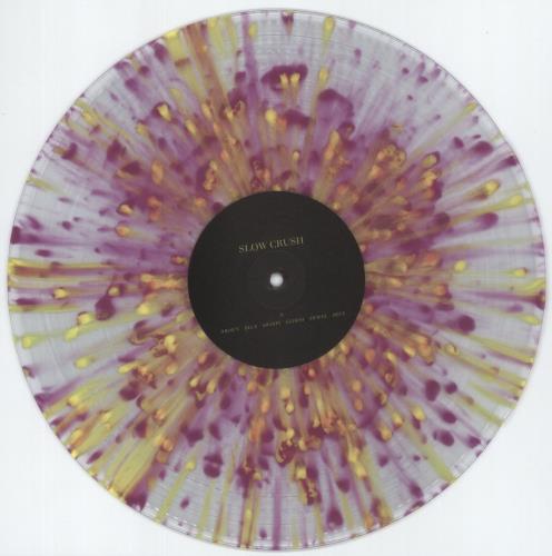 Slow Crush Hush - Clear With Orchid & Canary Yellow Splatter Vinyl vinyl LP album (LP record) UK 5L7LPHU880562