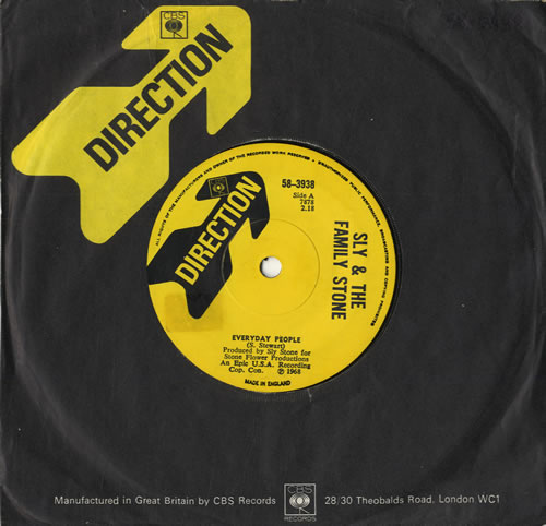 Sly & The Family Stone Everyday People - Solid 7" vinyl single (7 inch record / 45) UK SFS07EV560975