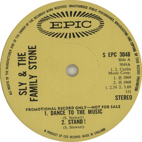 Sly & The Family Stone Sly And The Family Stone EP 7" vinyl single (7 inch record / 45) UK SFS07SL683647