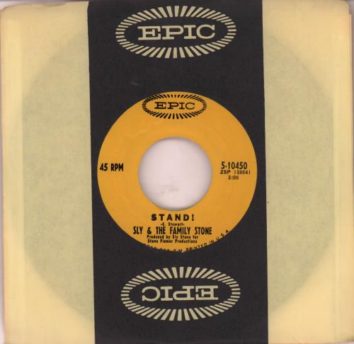 Sly & The Family Stone Stand! 7" vinyl single (7 inch record / 45) US SFS07ST650919