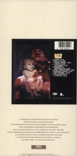 Sly & The Family Stone Stand! CD album (CDLP) UK SFSCDST866615