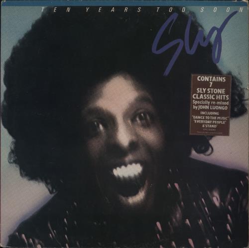 Sly & The Family Stone Ten Years Too Soon vinyl LP album (LP record) UK SFSLPTE775678