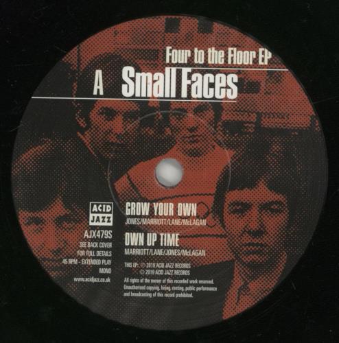 Small Faces Four To The Floor EP 7" vinyl single (7 inch record / 45) UK SMF07FO772291