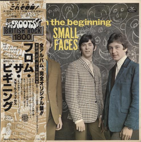 Small Faces From The Beginning + Obi vinyl LP album (LP record) Japanese SMFLPFR289054