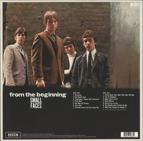 Small Faces From The Beginning - 180gm vinyl LP album (LP record) UK SMFLPFR867496